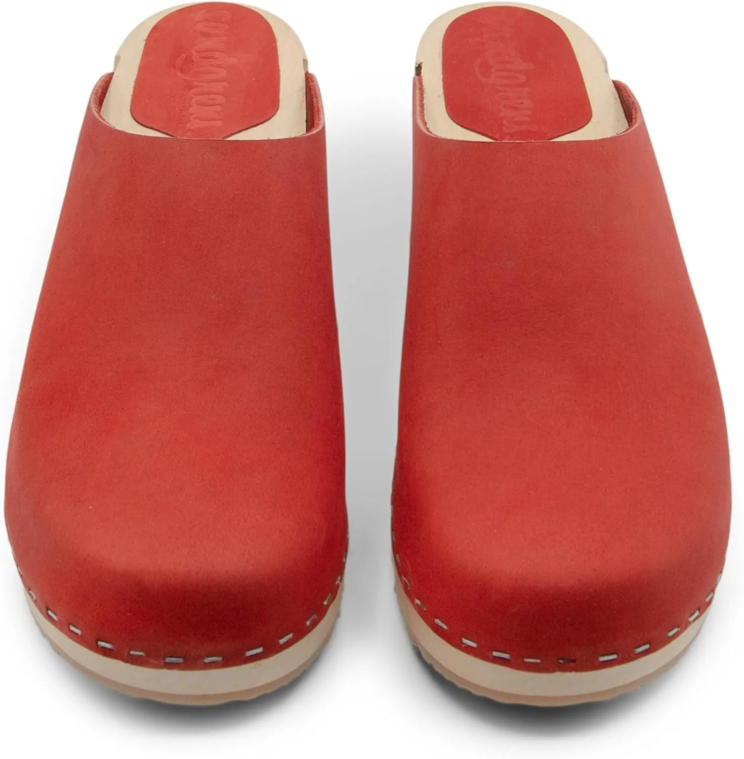 Sandgrens Handmade Swedish Wood Clogs for Women, Low Heel Mule | Austin