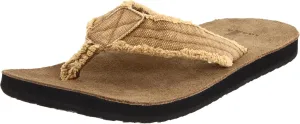 Sanuk Mens Fraid Not | Flip Flops for Men | Mens Sandals | Beach Sandals | Supportive & Lightweight | Comfort Footbed