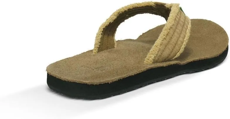 Sanuk Mens Fraid Not | Flip Flops for Men | Mens Sandals | Beach Sandals | Supportive & Lightweight | Comfort Footbed