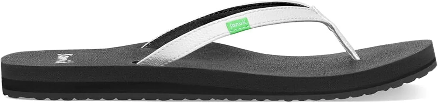 Sanuk Yoga Joy | Flip Flops for Women | Yoga Sandals For Women | Women's Beach Sandals | Memory Foam Footbed