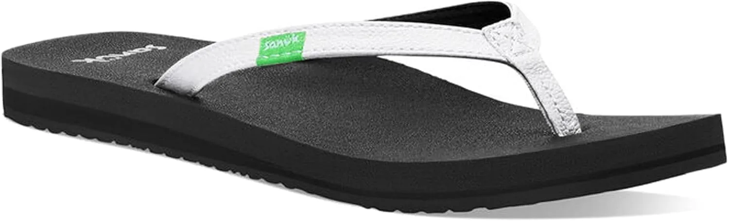 Sanuk Yoga Joy | Flip Flops for Women | Yoga Sandals For Women | Women's Beach Sandals | Memory Foam Footbed