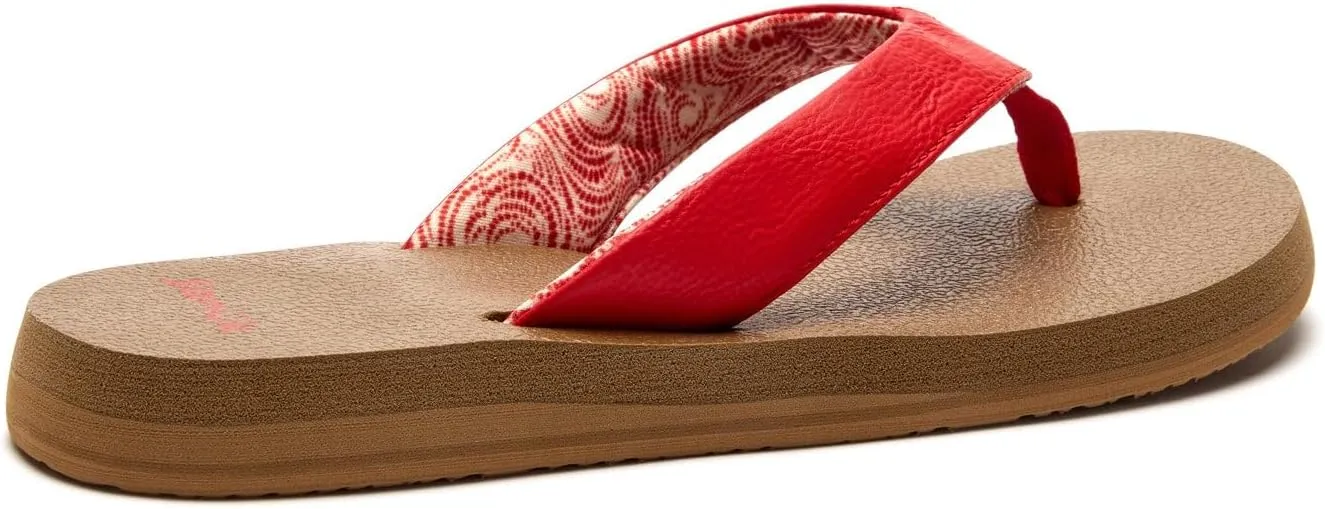 Sanuk Yoga Mat II | Flip Flops for Women | Yoga Sandals For Women | Women's Beach Sandals | Memory Foam Footbed