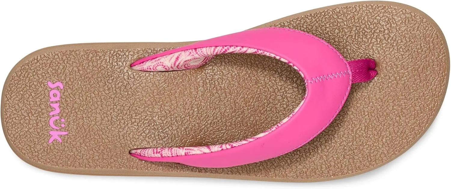Sanuk Yoga Mat II | Flip Flops for Women | Yoga Sandals For Women | Women's Beach Sandals | Memory Foam Footbed