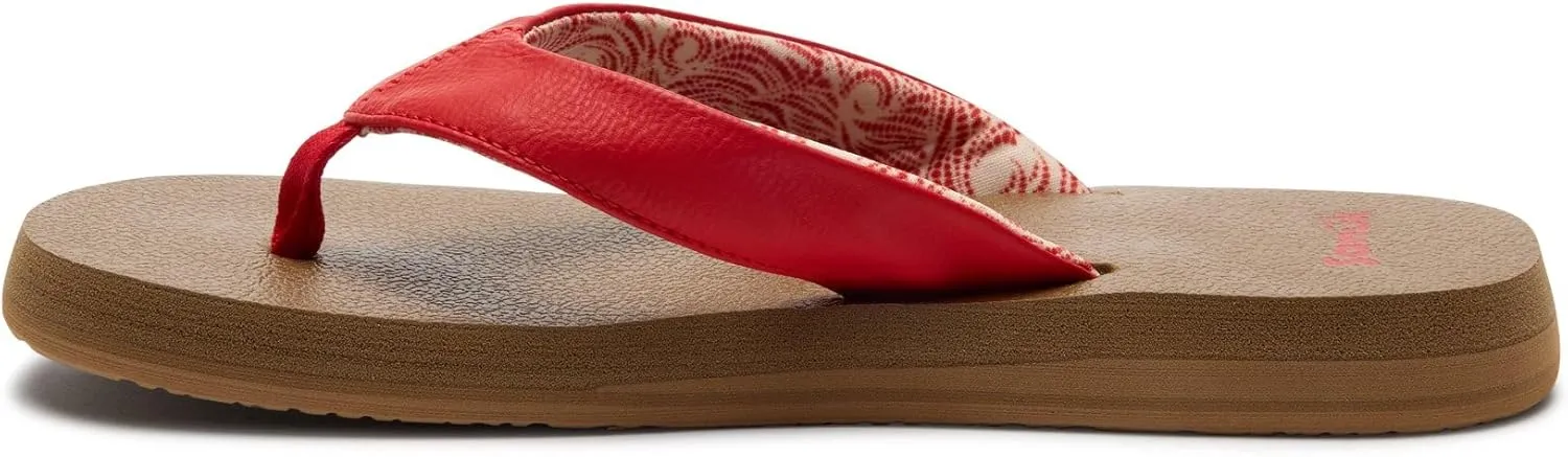 Sanuk Yoga Mat II | Flip Flops for Women | Yoga Sandals For Women | Women's Beach Sandals | Memory Foam Footbed