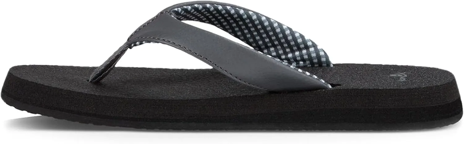 Sanuk Yoga Mat II | Flip Flops for Women | Yoga Sandals For Women | Women's Beach Sandals | Memory Foam Footbed