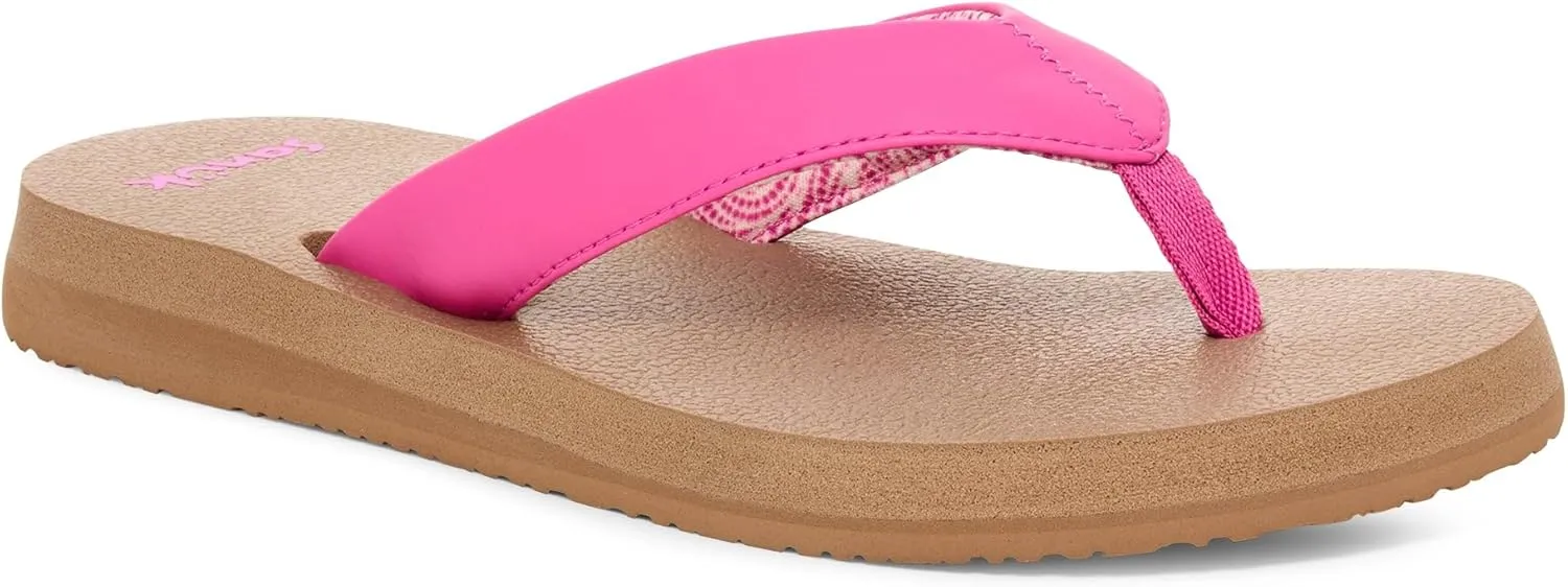 Sanuk Yoga Mat II | Flip Flops for Women | Yoga Sandals For Women | Women's Beach Sandals | Memory Foam Footbed