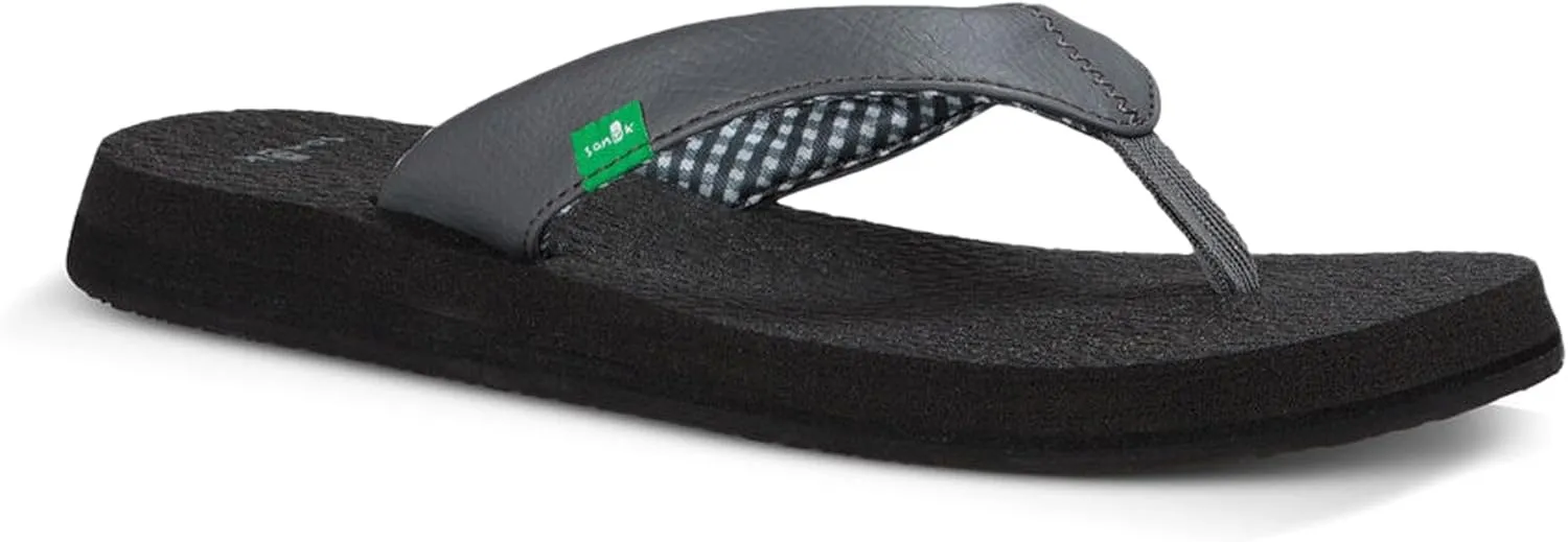 Sanuk Yoga Mat II | Flip Flops for Women | Yoga Sandals For Women | Women's Beach Sandals | Memory Foam Footbed