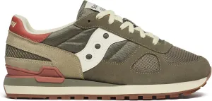 Saucony Men's Shadow Original Sneaker, Olive/Rust, 10.5
