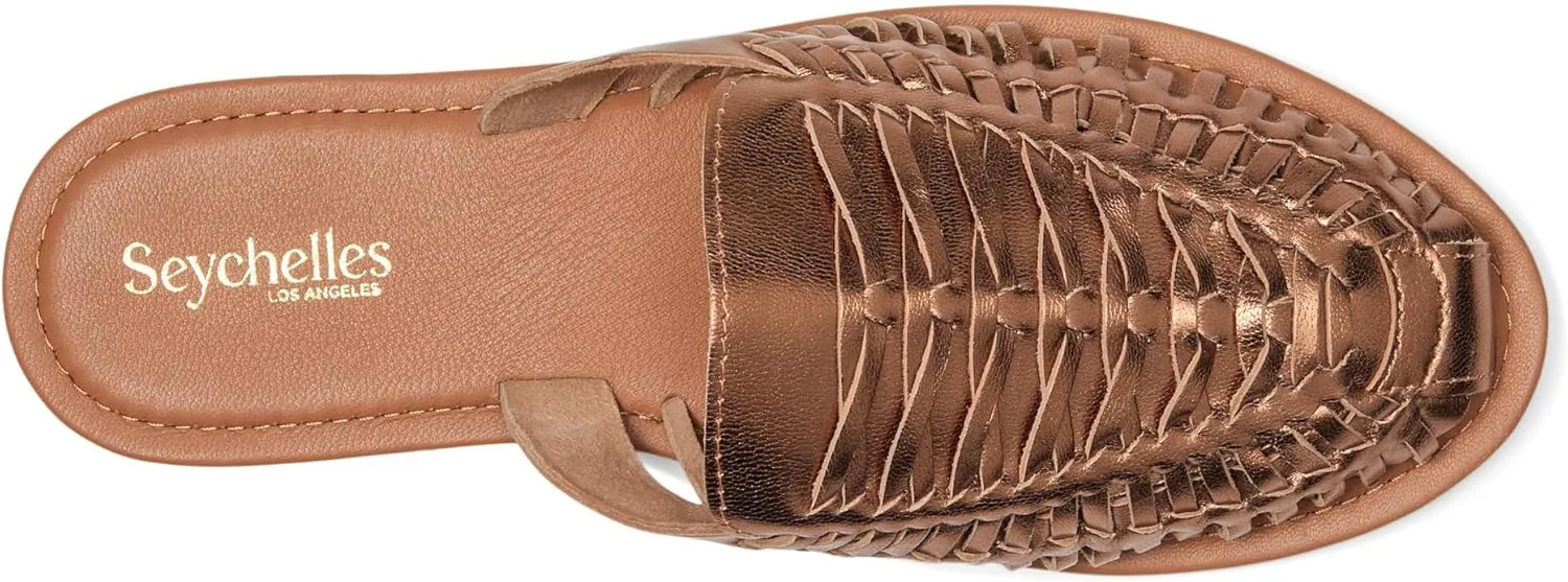 Seychelles Women's Little Italy Metallic Mule Flat Sandal