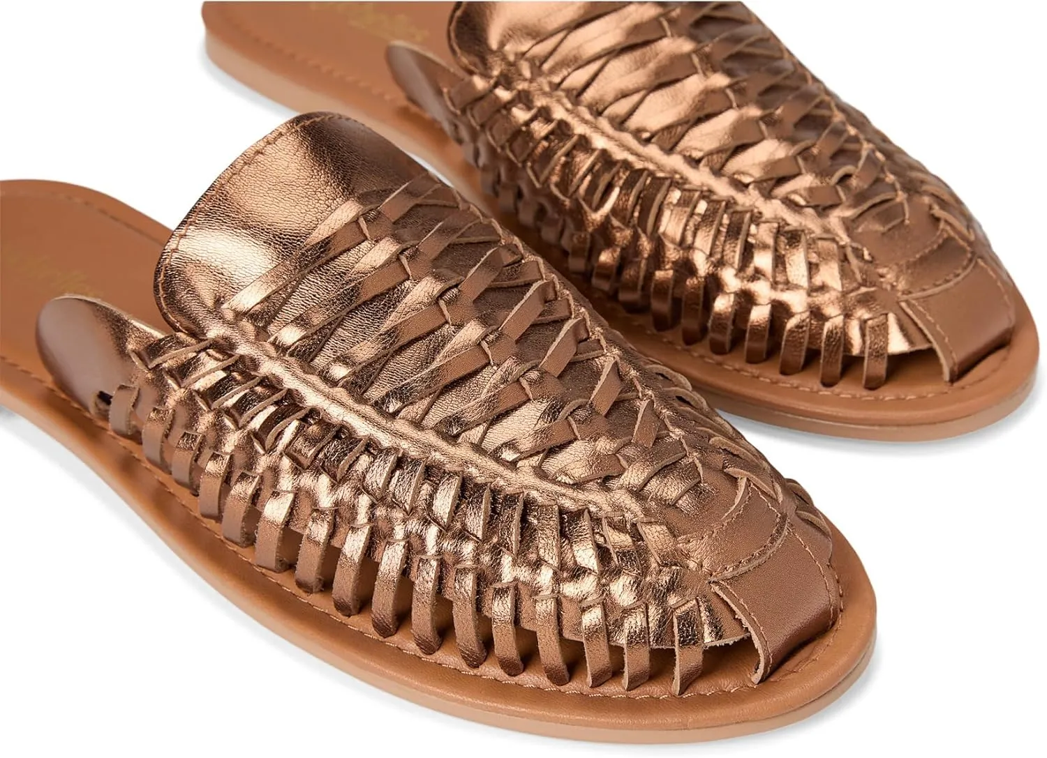 Seychelles Women's Little Italy Metallic Mule Flat Sandal