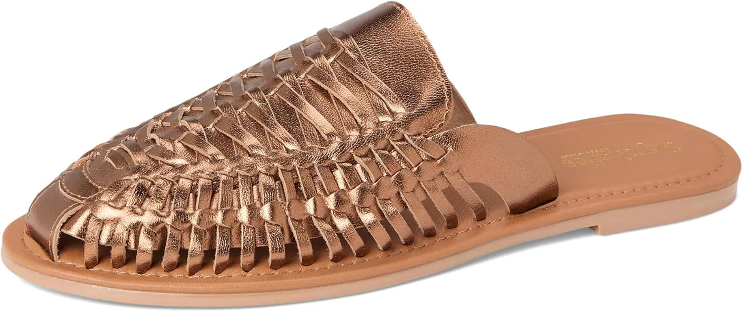 Seychelles Women's Little Italy Metallic Mule Flat Sandal