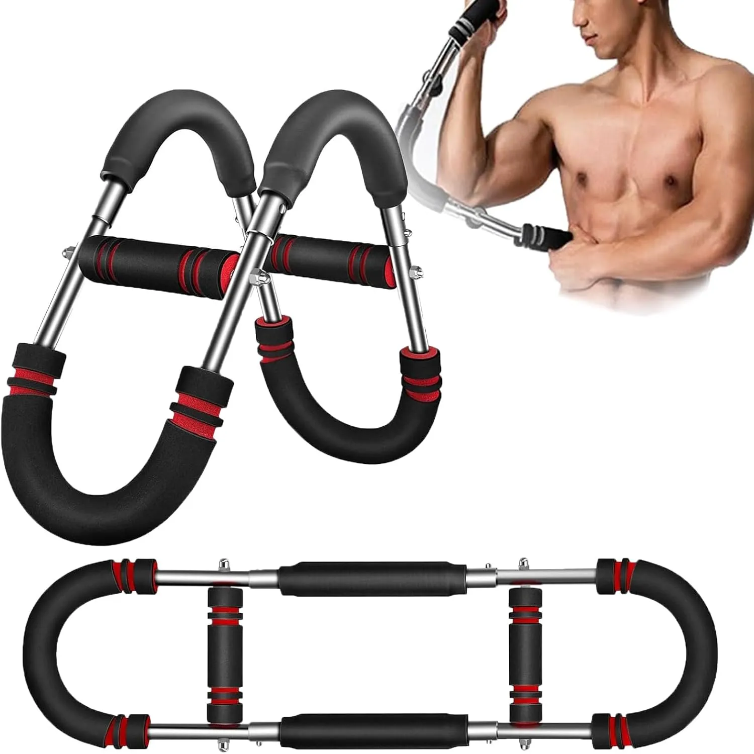 Shaker Twister Arm Trainer, Avira Workout Equipment, Twister Arm Exerciser Chest Workout, Adjustable Chest Expander, Upgrade Twister Arm Trainer