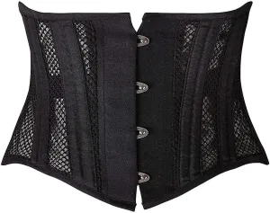 SHAPERX Women's 26 Steel Boned Corset Short Torso Heavy Duty Waist Trainer Corset