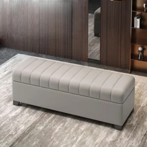 Shoe Bench Shoe Bench with Flip-Open Storage Box Shoe Storage Bench with Cushion,Large Storage Capacity High Rebound Sponge Filling for Living Room Bedroom Entryway Couch(White,150x40x43cm)