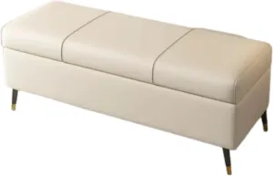 Shoe Changing Bench Storage Bench with Cushioned Seat Shoe Bench with Flip-top Storage,Large Storage Space High Density Rebound Sponge Filling Suitable for Entrance Hallway Bedroom Living Ro