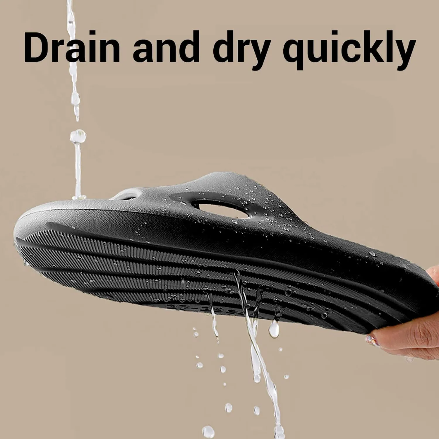 Shower Shoes Men Slippers Sandals Women Bathroom Non-Slip Flip-Flops for College Dorm Room Essentials Shower Sandals Slides Gym Spa Pool
