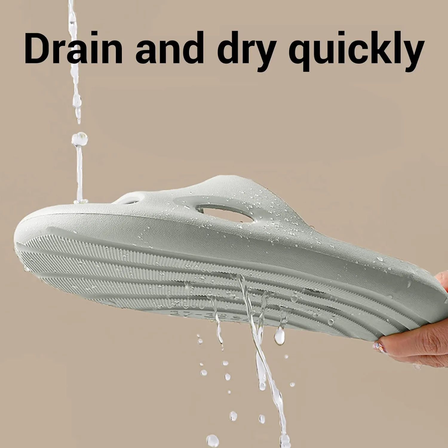 Shower Shoes Men Slippers Sandals Women Bathroom Non-Slip Flip-Flops for College Dorm Room Essentials Shower Sandals Slides Gym Spa Pool
