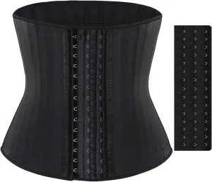 SHYMMUO Women's Mesh Underbust Corset Steel Boned Waist Trainer Cincher