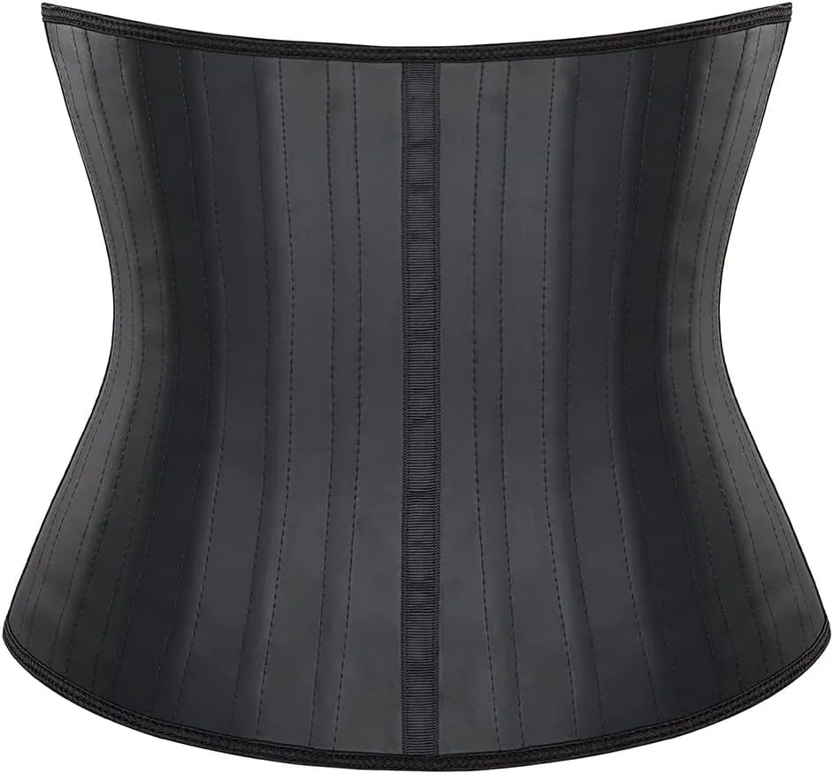 SHYMMUO Women's Mesh Underbust Corset Steel Boned Waist Trainer Cincher