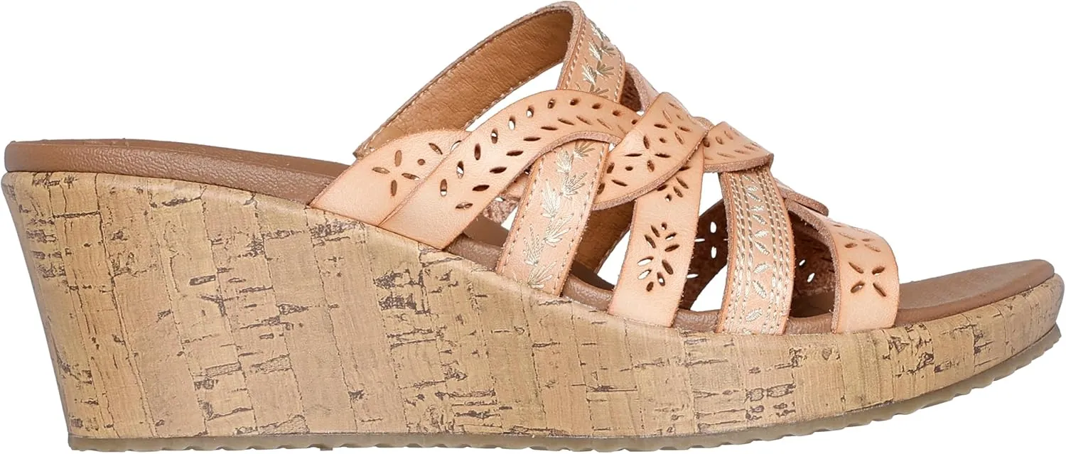 Skechers Women's Beverlee-New Resort Wedge Sandal