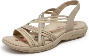 Skechers Women's Reggae Slim Simply Stretch Sandal