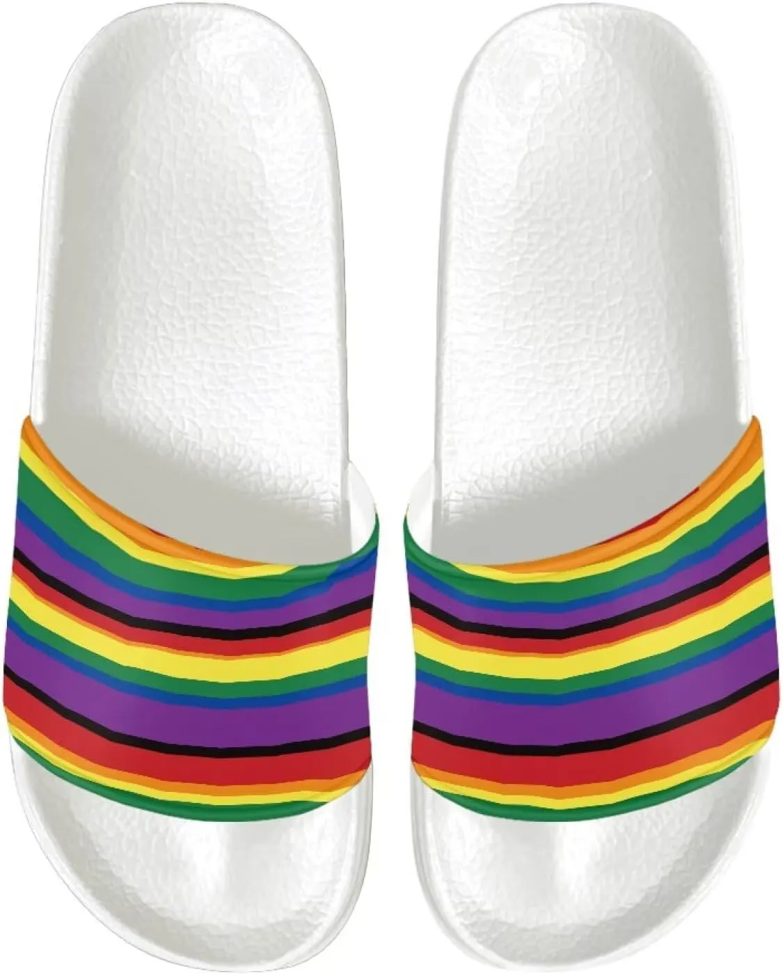 Slide Sandals Open Toe Shower Slipper Non-Slip EVA House Shoes for Women