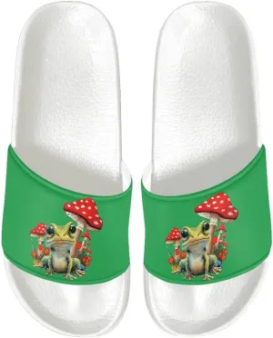 Slide Sandals Open Toe Shower Slipper Non-Slip EVA House Shoes for Women