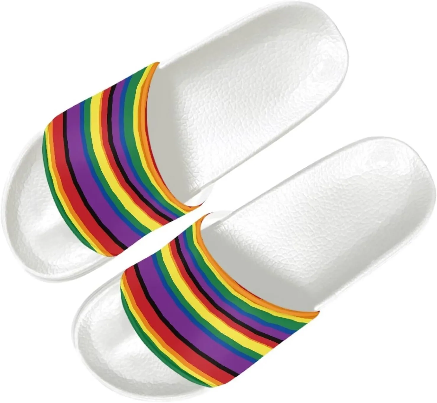 Slide Sandals Open Toe Shower Slipper Non-Slip EVA House Shoes for Women
