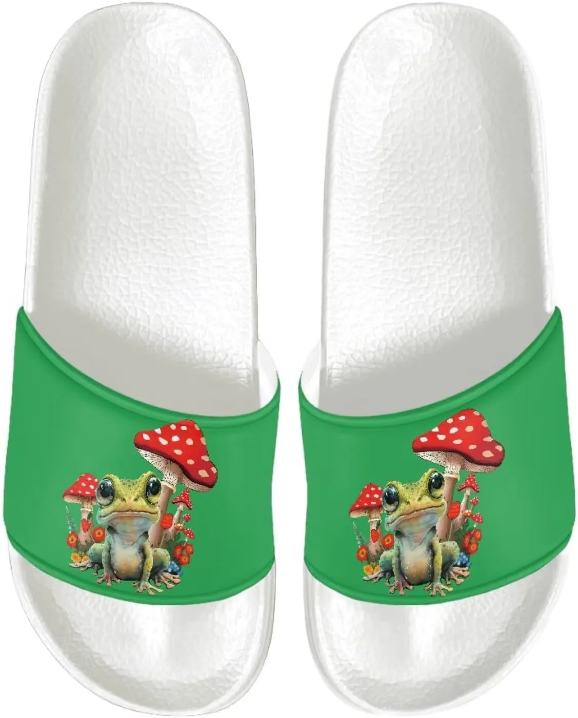 Slide Sandals Open Toe Shower Slipper Non-Slip EVA House Shoes for Women