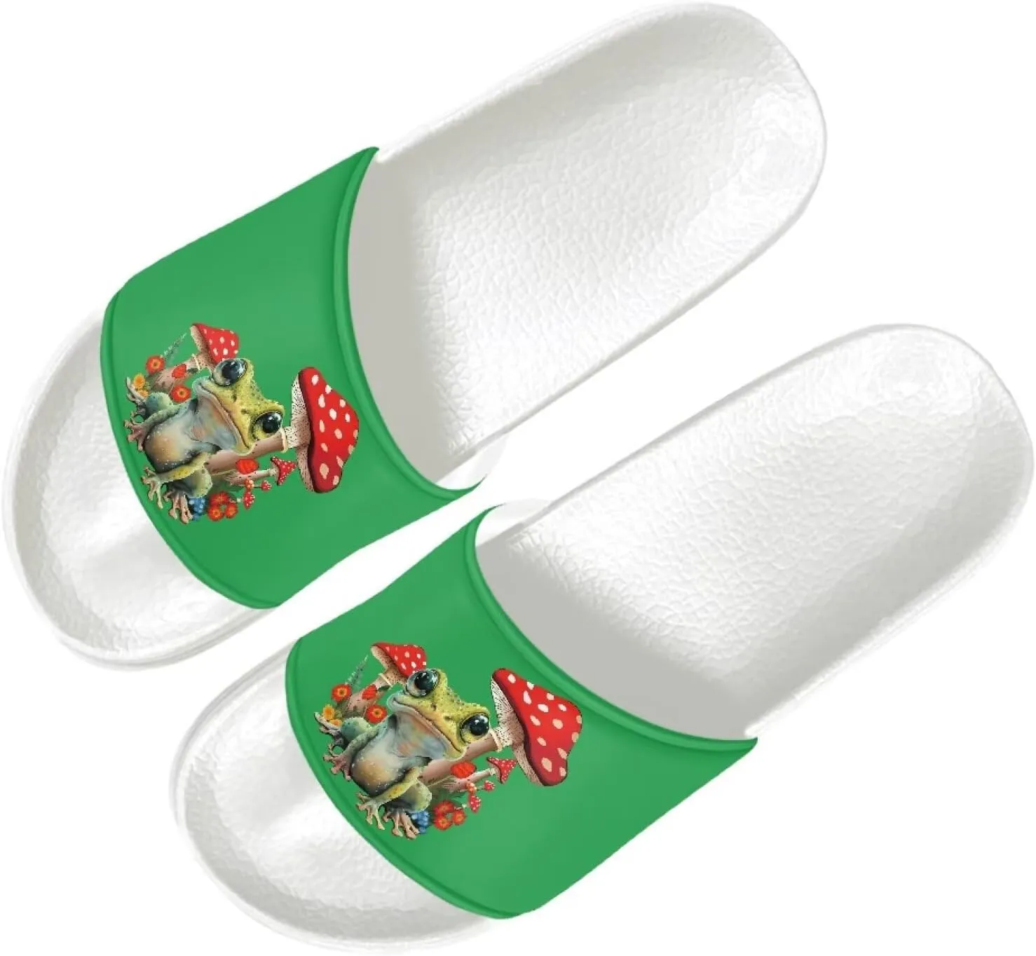 Slide Sandals Open Toe Shower Slipper Non-Slip EVA House Shoes for Women