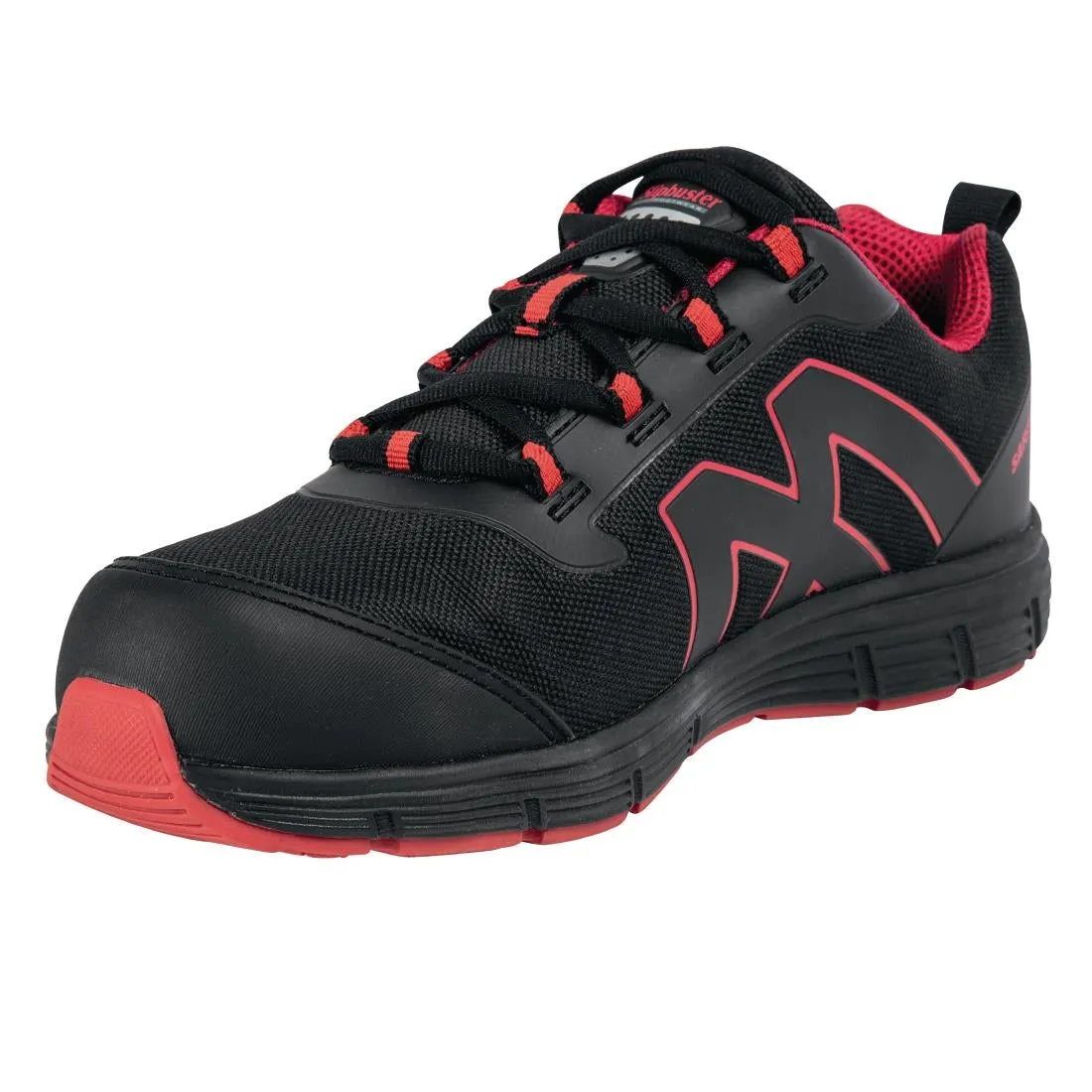 Slipbuster Mesh Safety Trainers Black 43