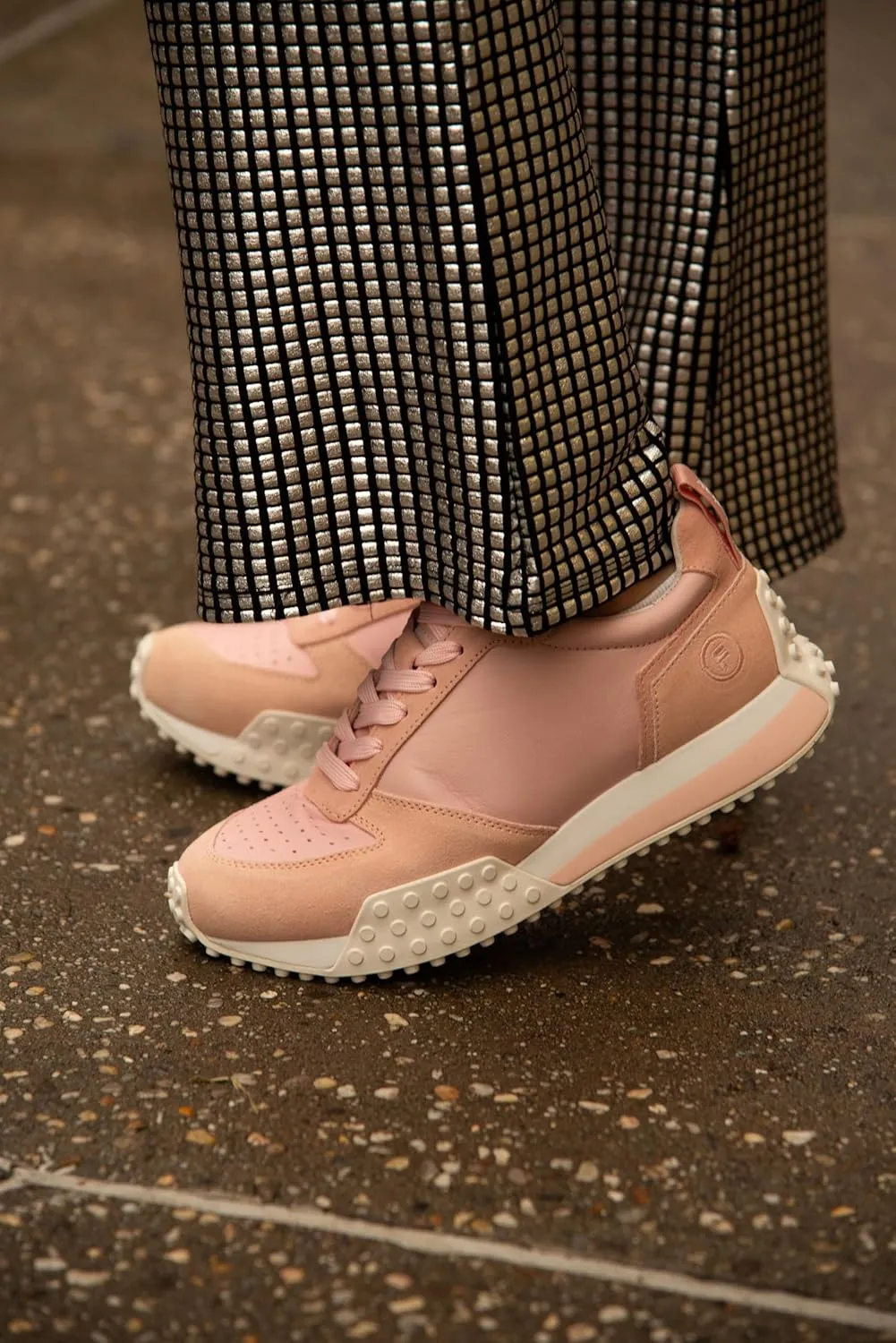 Smoove Trainer Women's Sneakers - Lightweight Luxe Suede Casual Shoes for Street Style and Everyday Comfort