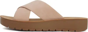 Soda LUCY ~ Women Open Toe Flatform Platform Crisscross Band Upper Fashion Slide Sandals