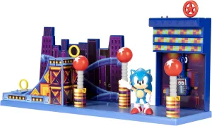 Sonic The Hedgehog Action Figures 2.5" Studiopolis Zone Playset