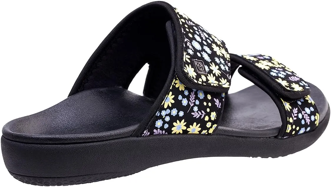 Spenco Women's Kholo Dainty Floral Slide Sandal