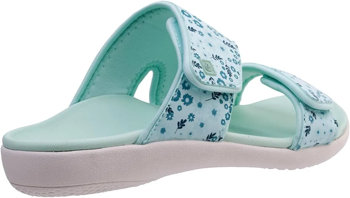 Spenco Women's Kholo Dainty Floral Slide Sandal