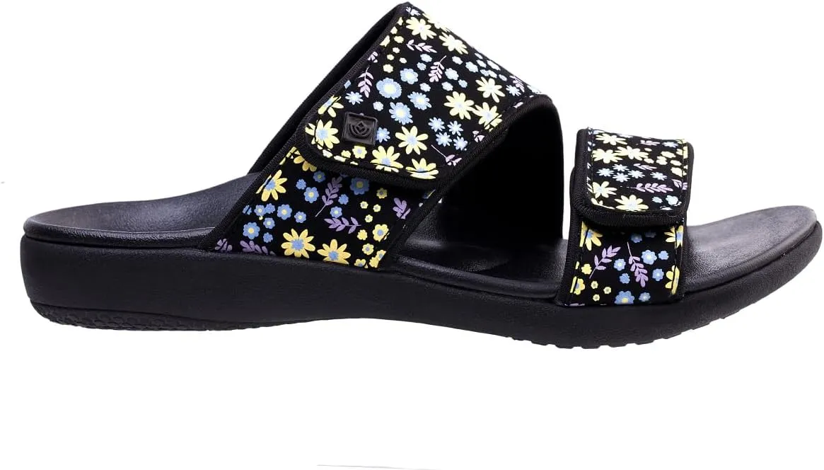 Spenco Women's Kholo Dainty Floral Slide Sandal