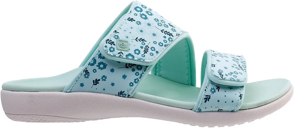 Spenco Women's Kholo Dainty Floral Slide Sandal