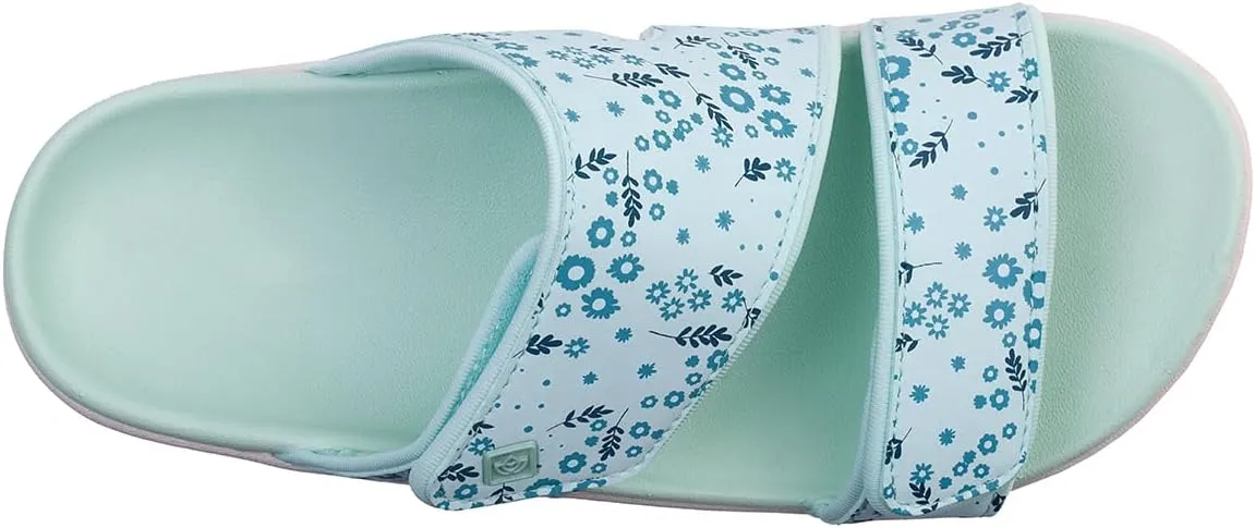 Spenco Women's Kholo Dainty Floral Slide Sandal