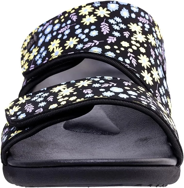 Spenco Women's Kholo Dainty Floral Slide Sandal
