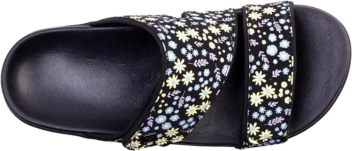 Spenco Women's Kholo Dainty Floral Slide Sandal