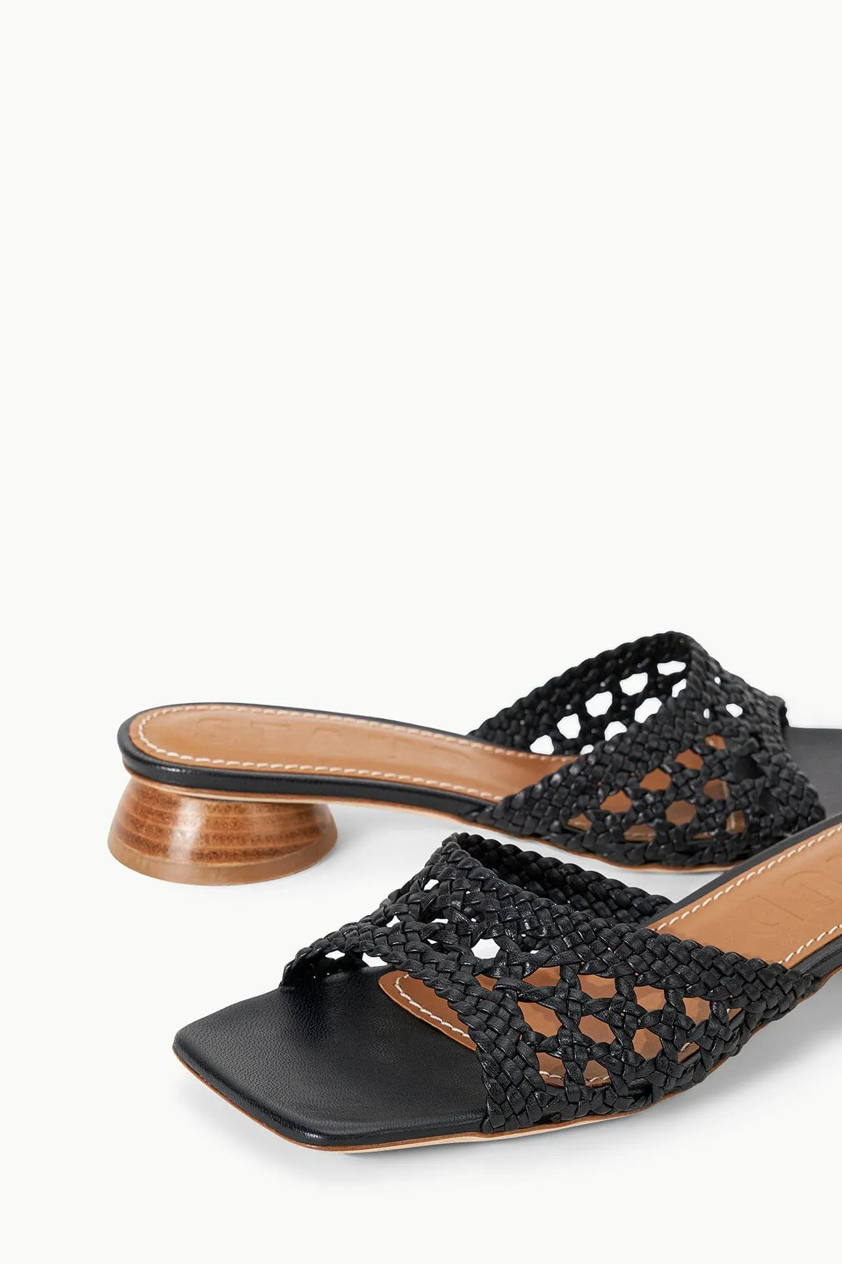 STAUD - Women - Black Simone Crochet Heel