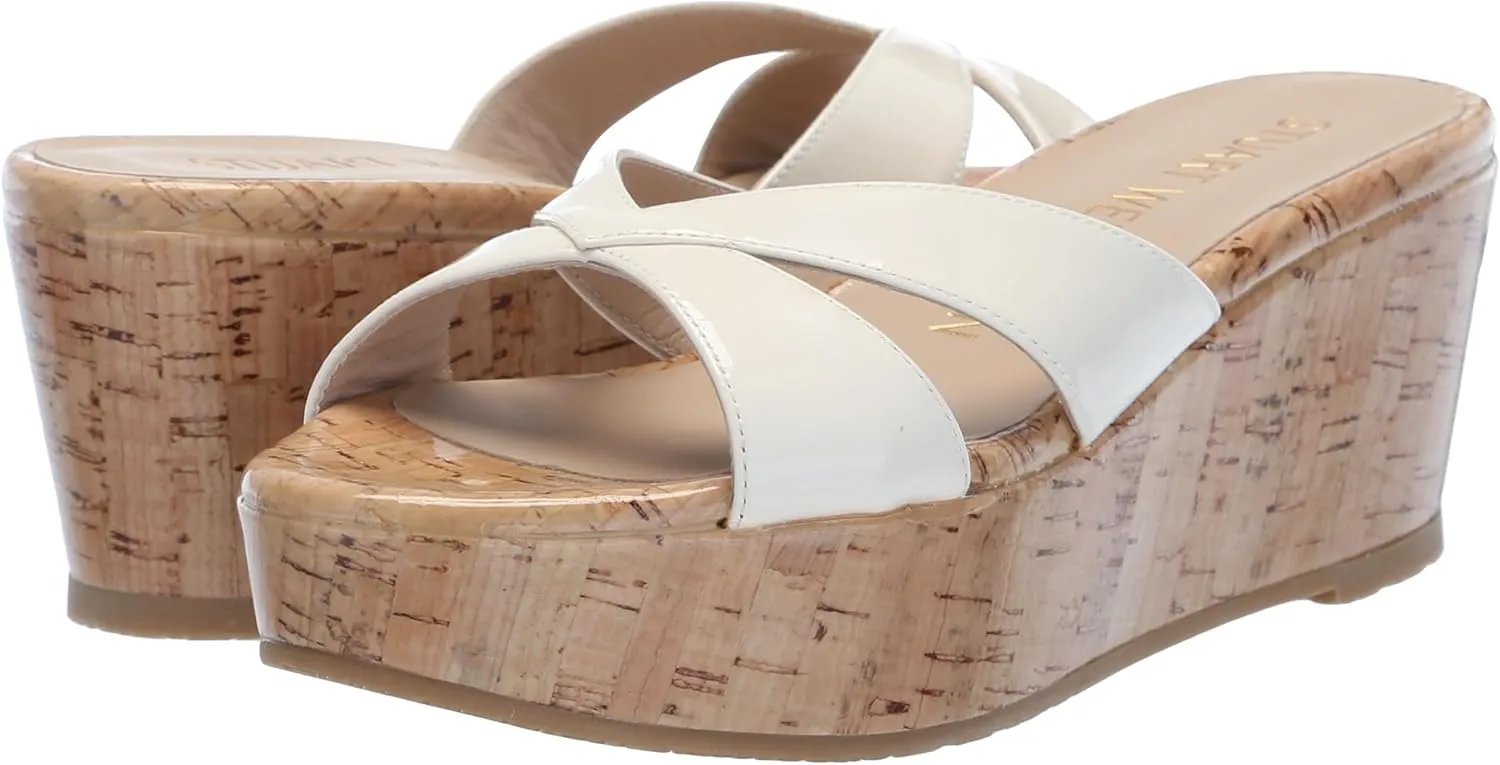 Stuart Weitzman Women's Carmen Platform Slide