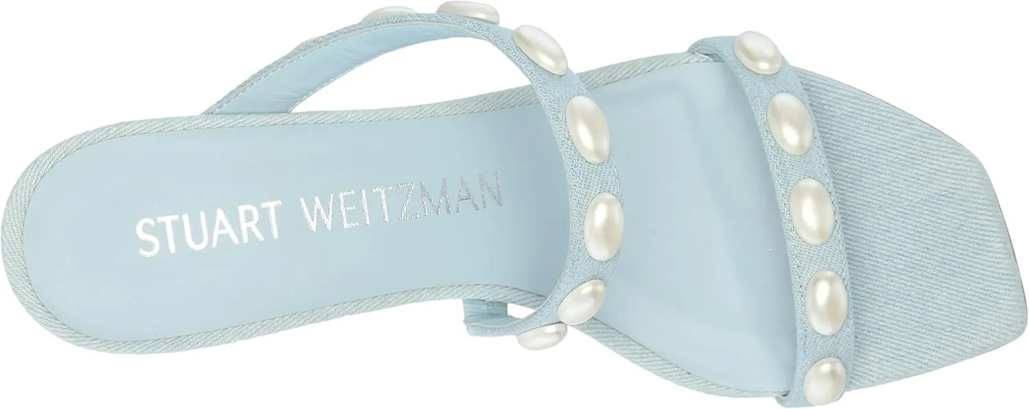 Stuart Weitzman Women's Pearlita 50 Wedge Slide Platform