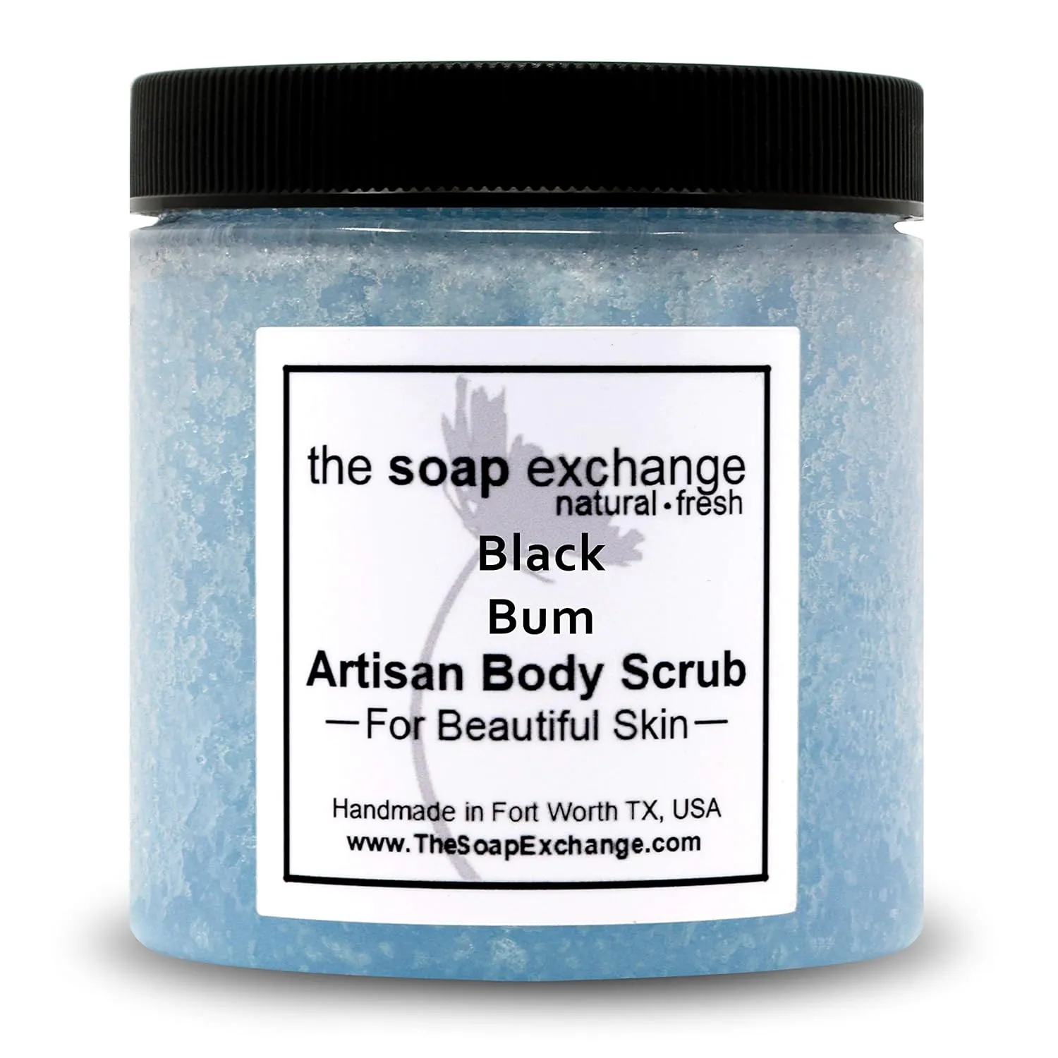 Sugar Body Scrub - Beach Bum Scent - Hand Crafted 8 fl oz / 240 ml Natural Artisan Skin Care, Shea Butter, Exfoliate, Moisturize, & Protect. Made in the USA.