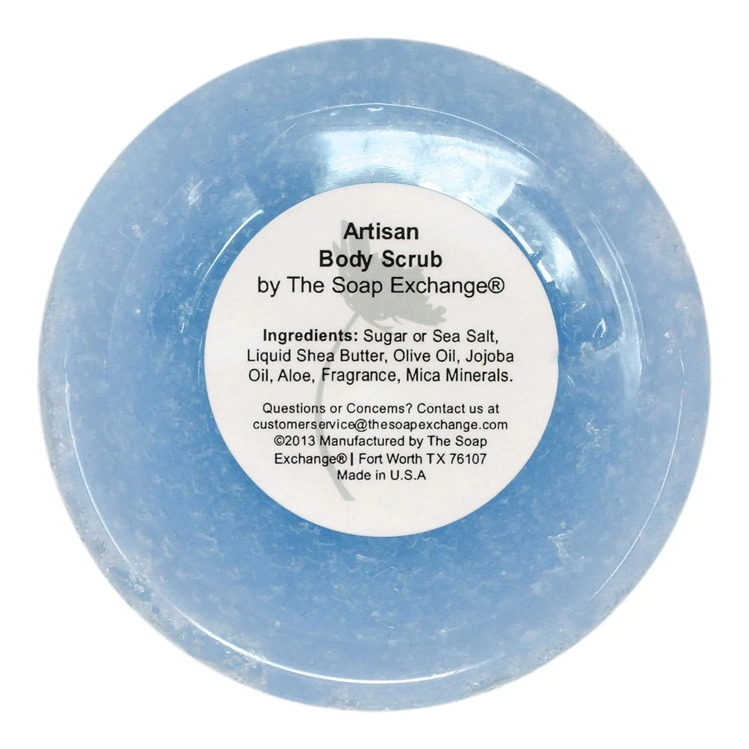 Sugar Body Scrub - Beach Bum Scent - Hand Crafted 8 fl oz / 240 ml Natural Artisan Skin Care, Shea Butter, Exfoliate, Moisturize, & Protect. Made in the USA.