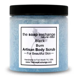 Sugar Body Scrub - Beach Bum Scent - Hand Crafted 8 fl oz / 240 ml Natural Artisan Skin Care, Shea Butter, Exfoliate, Moisturize, & Protect. Made in the USA.