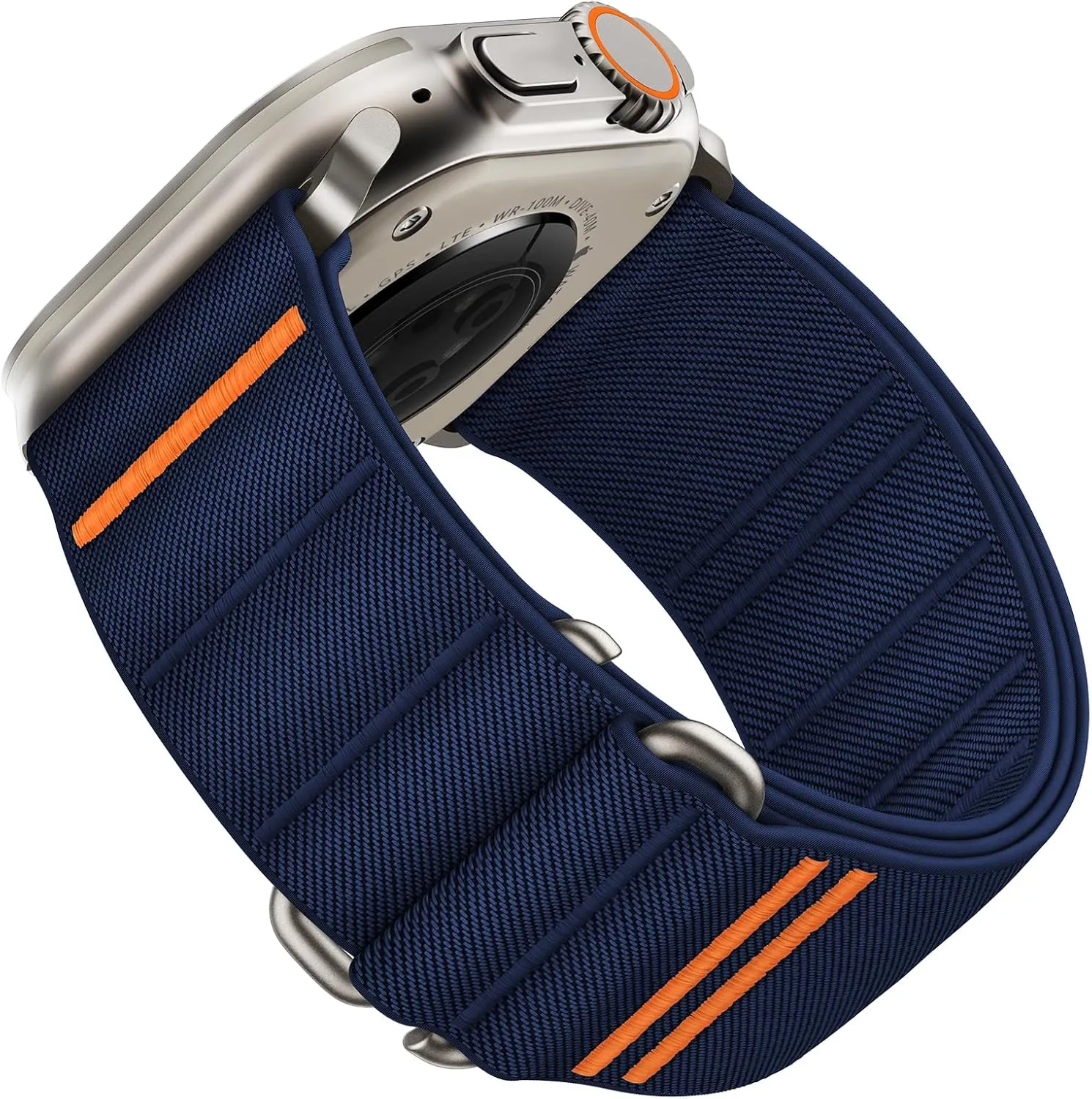 Suitisbest Sport Bands Compatible with Apple Watch Ultra Band 49mm 46mm 45mm 44mm 42mm 38mm 40mm 41mm Men Women, Stretchy Nylon Sport Loop Strap with S-Hook for iWatch Series 10 Ultra SE 9 8 7 6 5 4 3