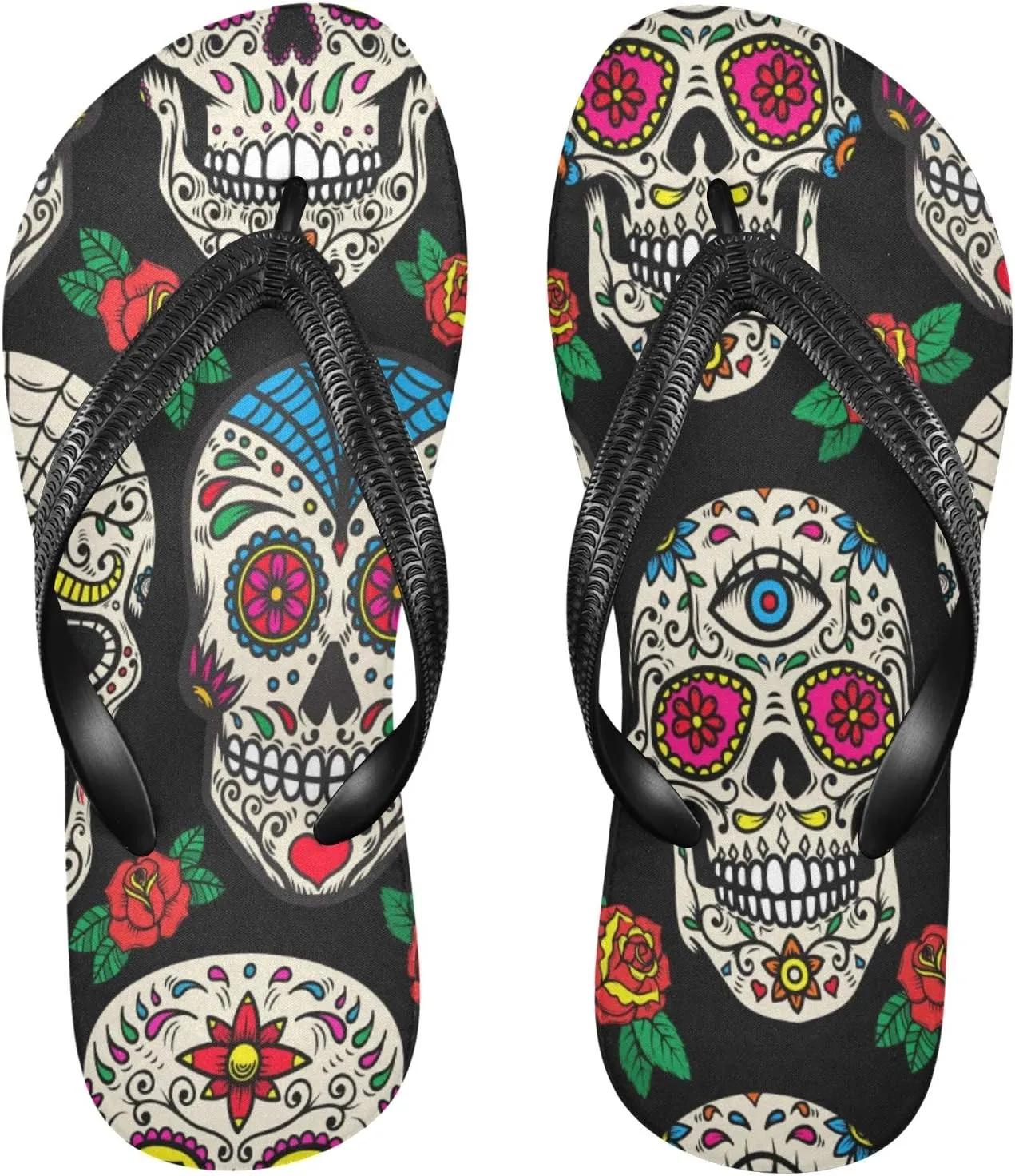 Summer Beach Starfish and Seashell Flip Flop Sandal Men's and Women's Summer Sandal | Beach & Water Shoes
