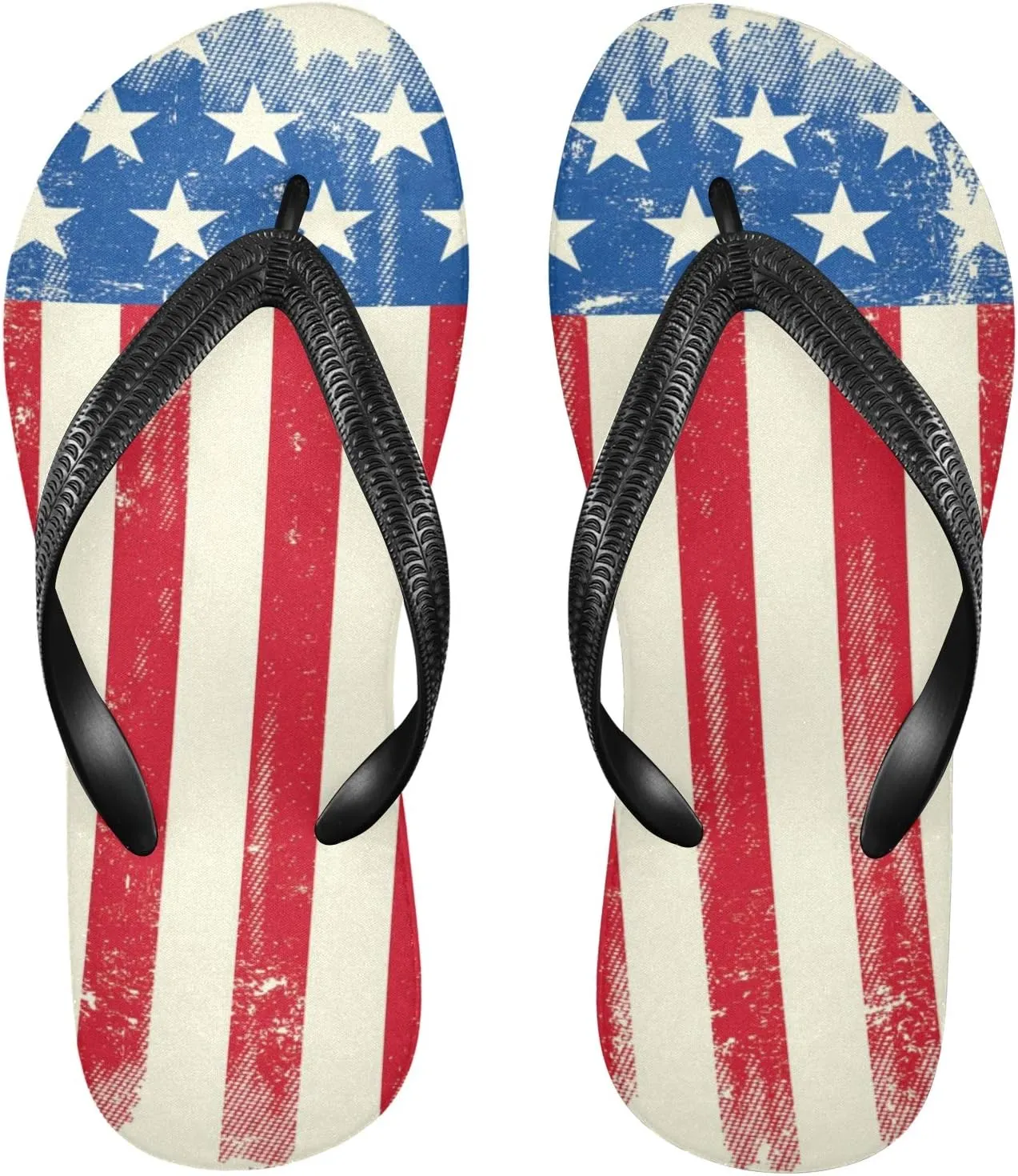 Summer Beach Starfish and Seashell Flip Flop Sandal Men's and Women's Summer Sandal | Beach & Water Shoes